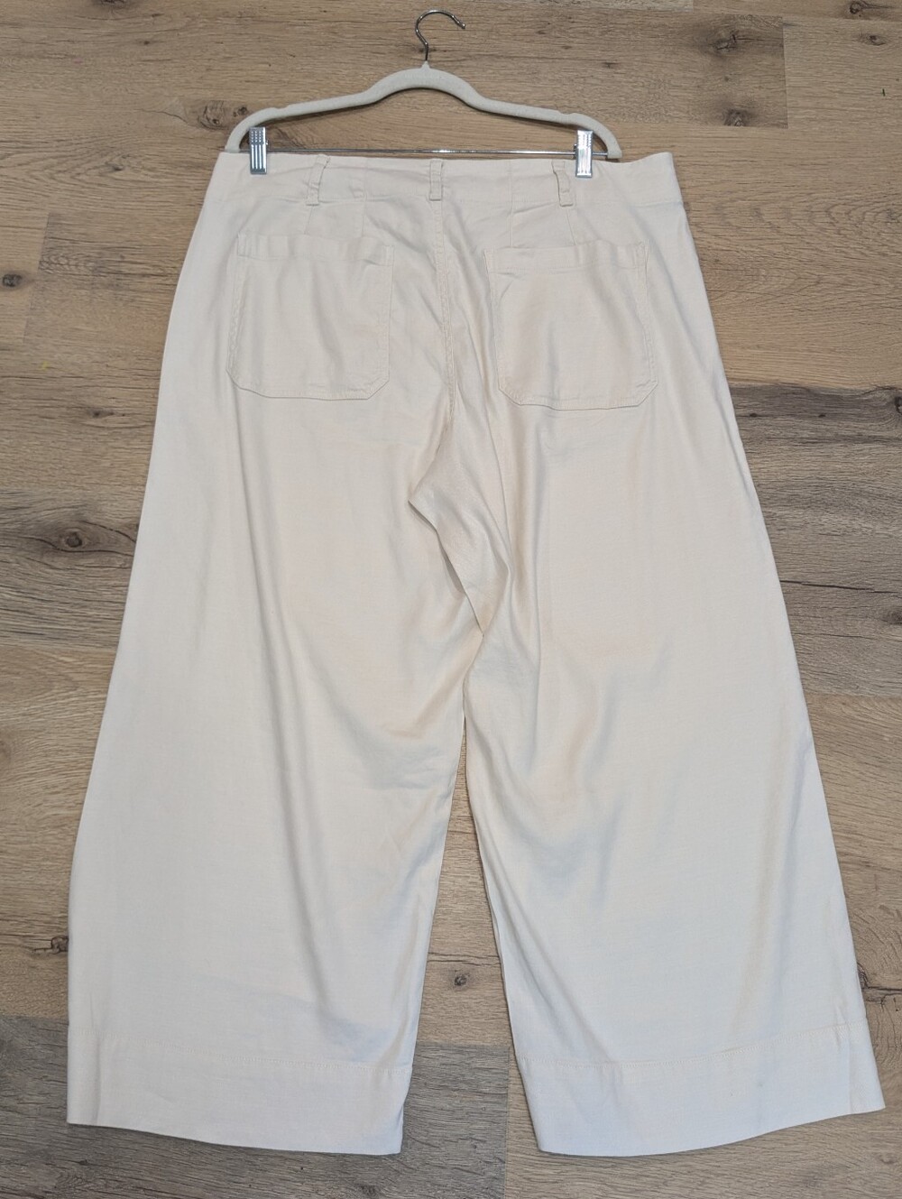 Maeve Colette  Linen Stretch Wide Leg Pants - Picture 7 of 8